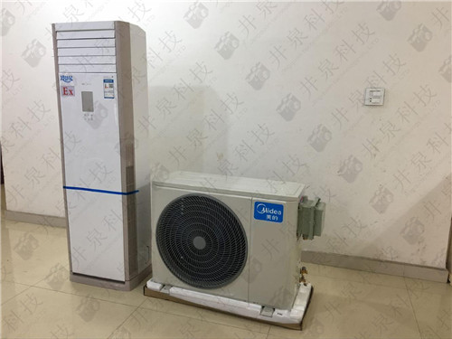 10p風(fēng)力發(fā)電廠(chǎng)防爆水環(huán)熱泵空調機案例圖